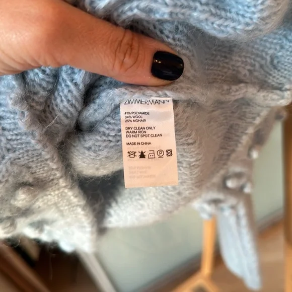 Zimmermann Bauble Sweater baby Blue